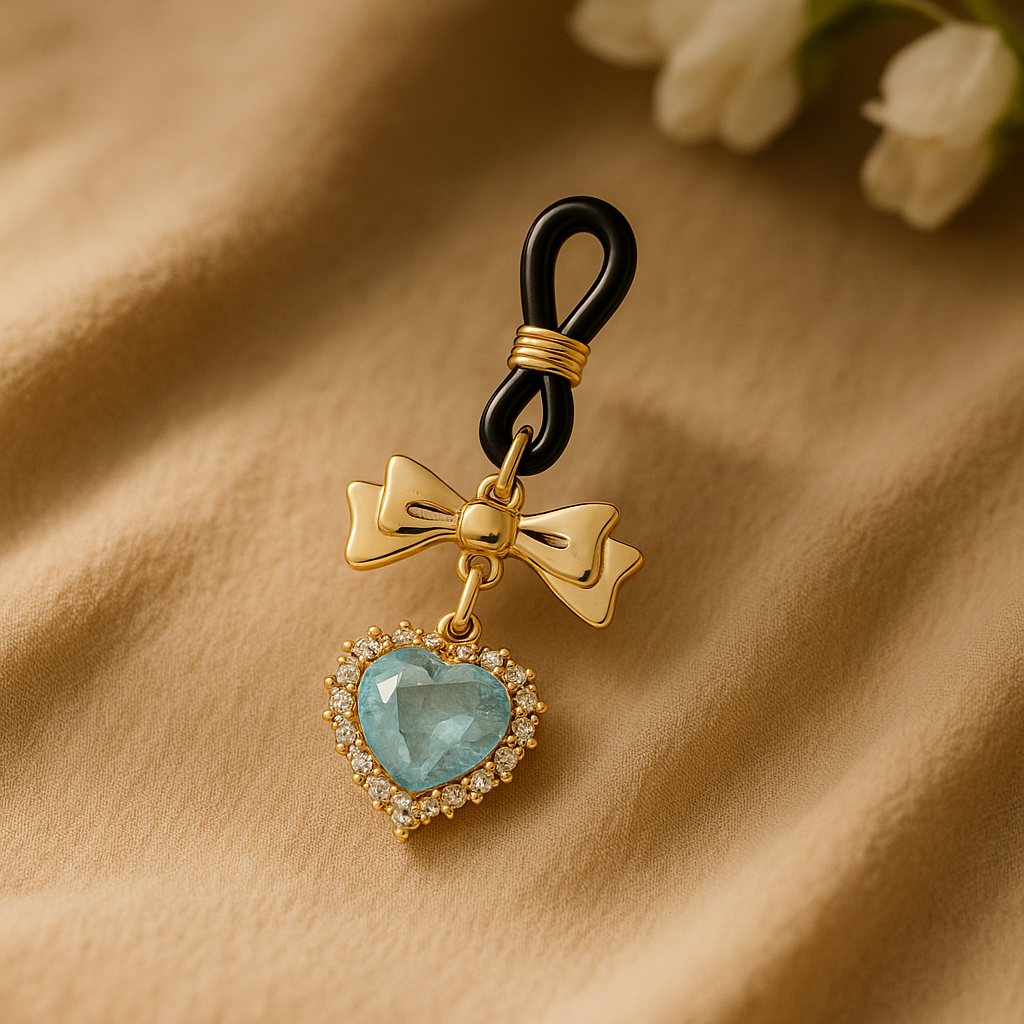 Bow Heart Nipple Clips
