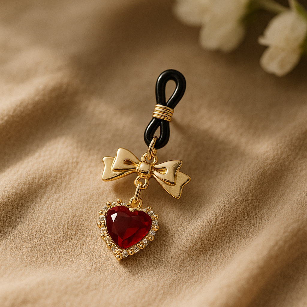 Bow Heart Nipple Clips